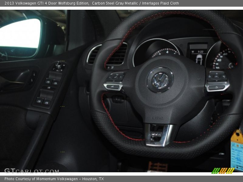 Carbon Steel Gray Metallic / Interlagos Plaid Cloth 2013 Volkswagen GTI 4 Door Wolfsburg Edition