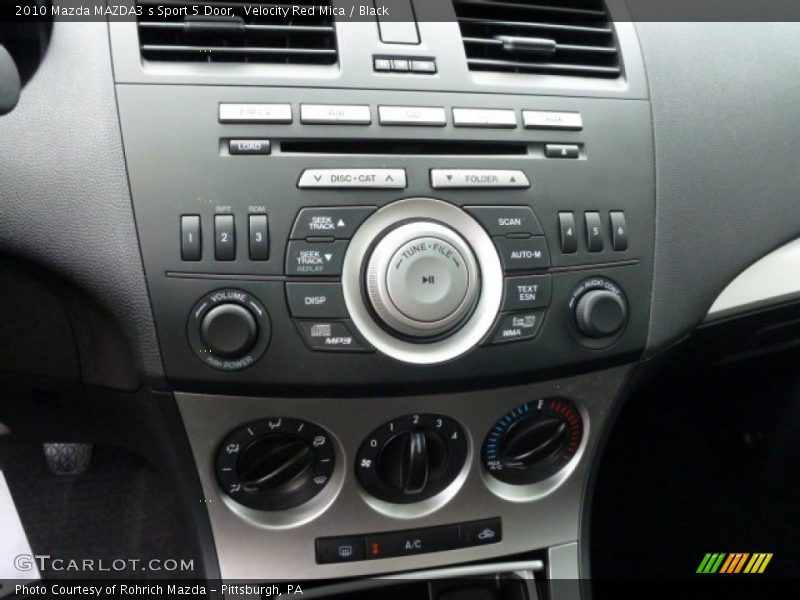 Velocity Red Mica / Black 2010 Mazda MAZDA3 s Sport 5 Door