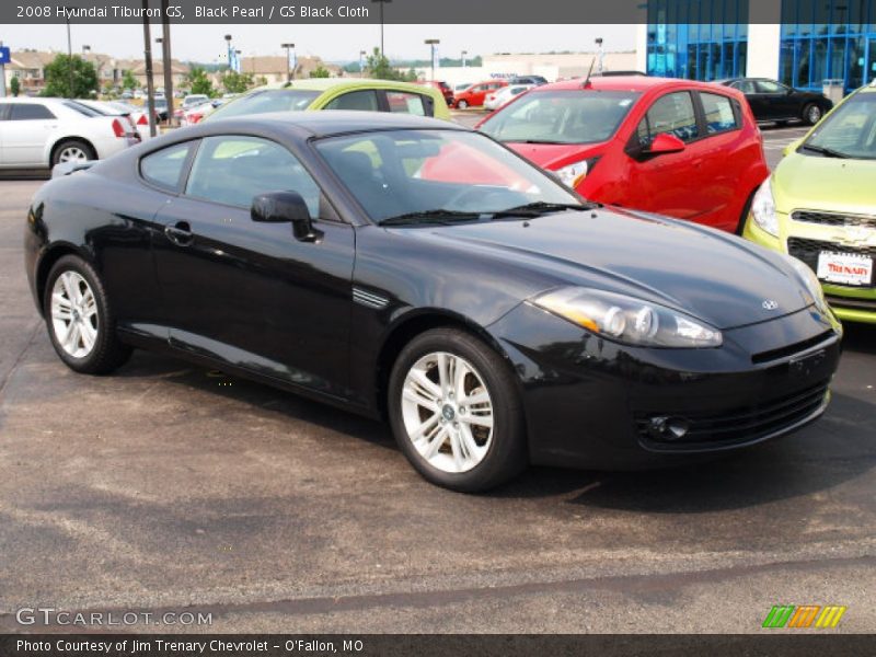 Black Pearl / GS Black Cloth 2008 Hyundai Tiburon GS