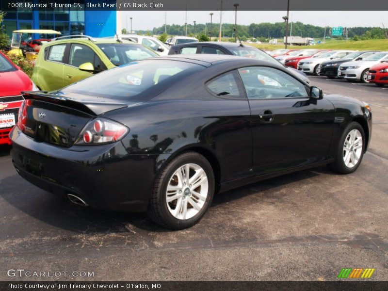 Black Pearl / GS Black Cloth 2008 Hyundai Tiburon GS