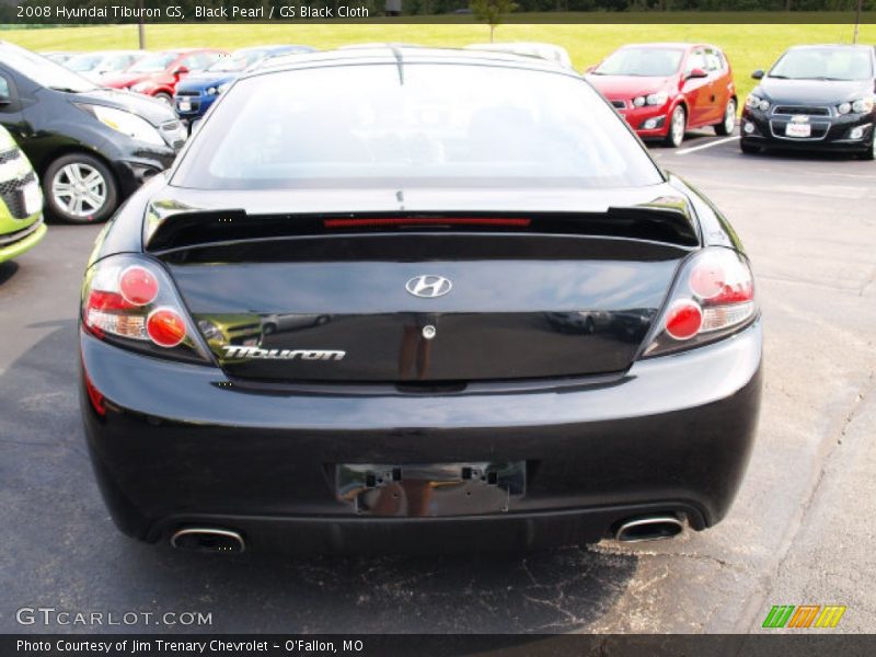 Black Pearl / GS Black Cloth 2008 Hyundai Tiburon GS