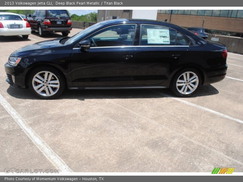 Deep Black Pearl Metallic / Titan Black 2013 Volkswagen Jetta GLI