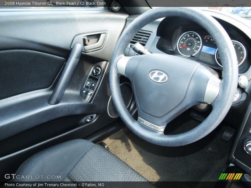 Black Pearl / GS Black Cloth 2008 Hyundai Tiburon GS