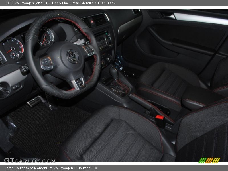 Deep Black Pearl Metallic / Titan Black 2013 Volkswagen Jetta GLI