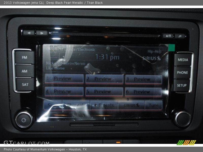 Deep Black Pearl Metallic / Titan Black 2013 Volkswagen Jetta GLI
