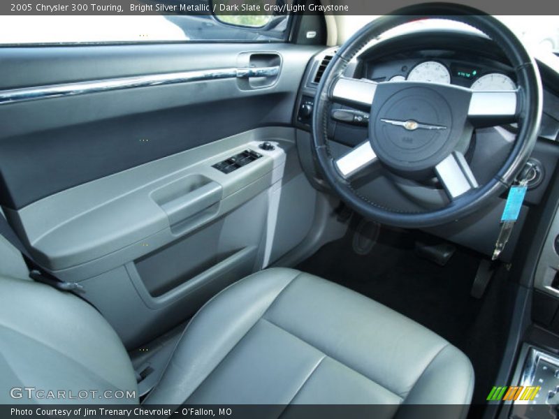 Bright Silver Metallic / Dark Slate Gray/Light Graystone 2005 Chrysler 300 Touring