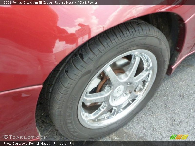 Redfire Metallic / Dark Pewter 2002 Pontiac Grand Am SE Coupe