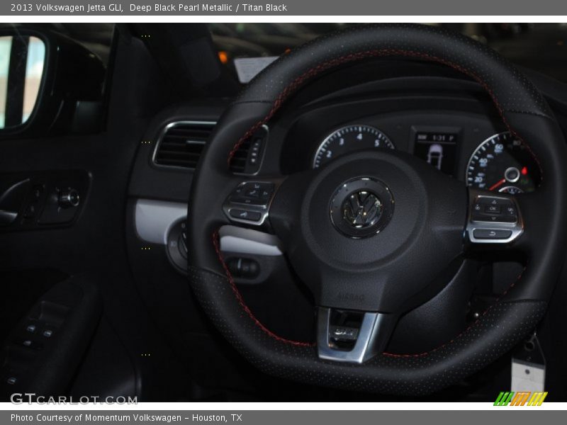 Deep Black Pearl Metallic / Titan Black 2013 Volkswagen Jetta GLI