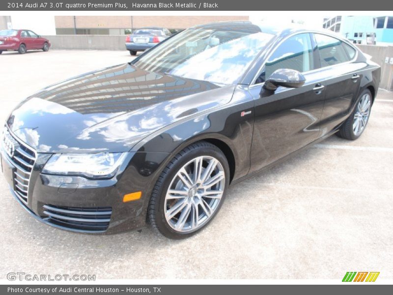 Havanna Black Metallic / Black 2014 Audi A7 3.0T quattro Premium Plus