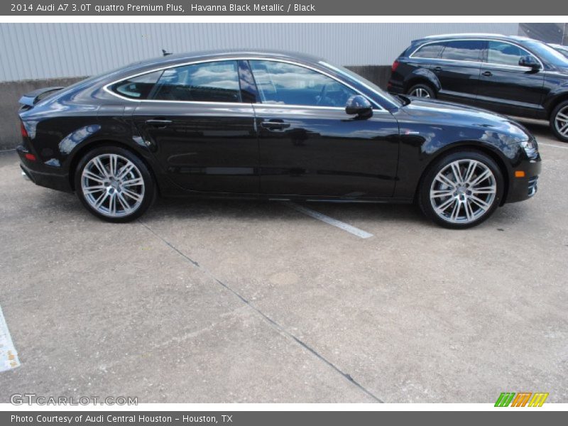 Havanna Black Metallic / Black 2014 Audi A7 3.0T quattro Premium Plus