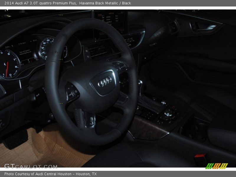 Havanna Black Metallic / Black 2014 Audi A7 3.0T quattro Premium Plus