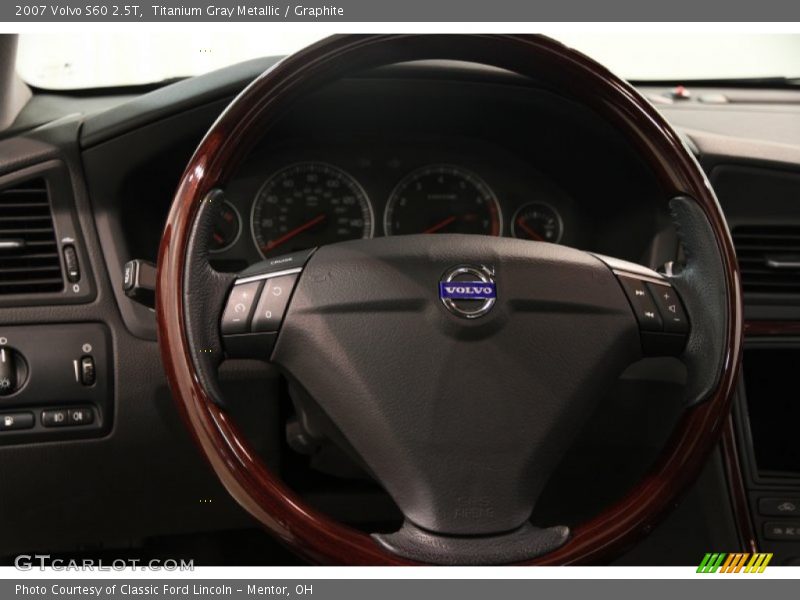 Titanium Gray Metallic / Graphite 2007 Volvo S60 2.5T