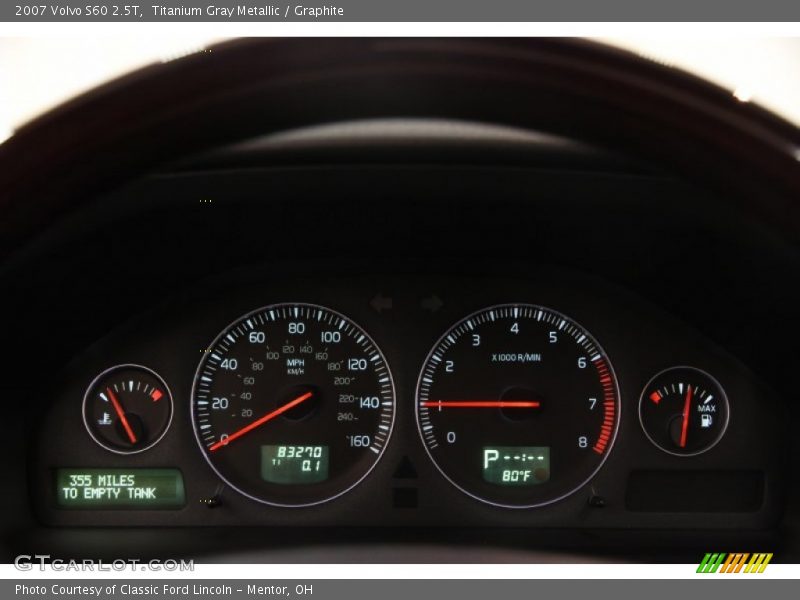 Titanium Gray Metallic / Graphite 2007 Volvo S60 2.5T