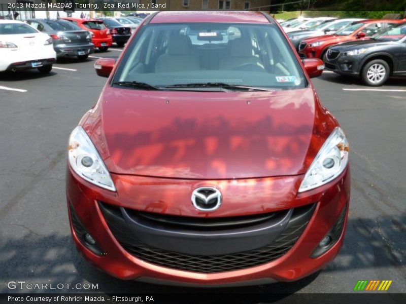 Zeal Red Mica / Sand 2013 Mazda MAZDA5 Touring