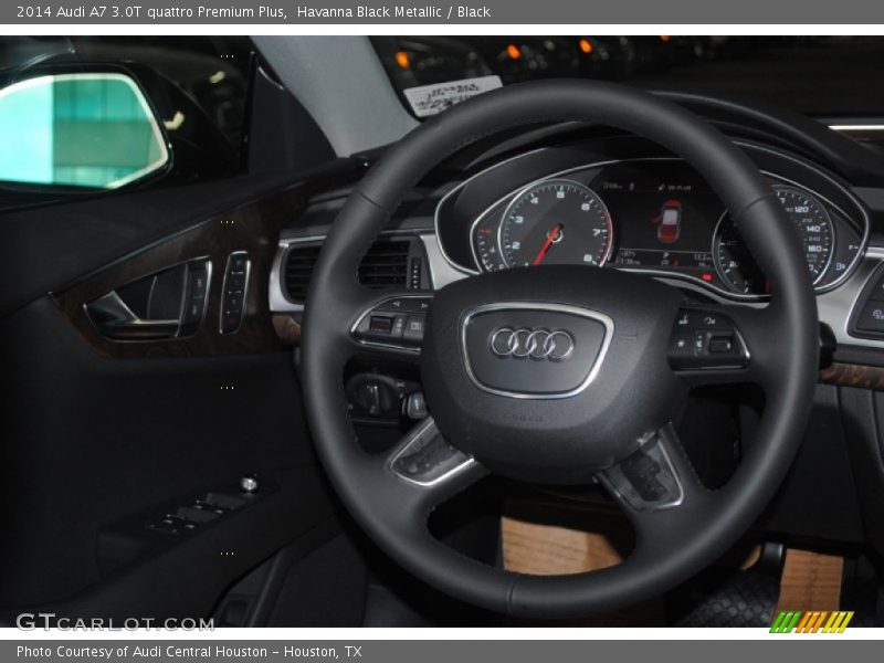 Havanna Black Metallic / Black 2014 Audi A7 3.0T quattro Premium Plus