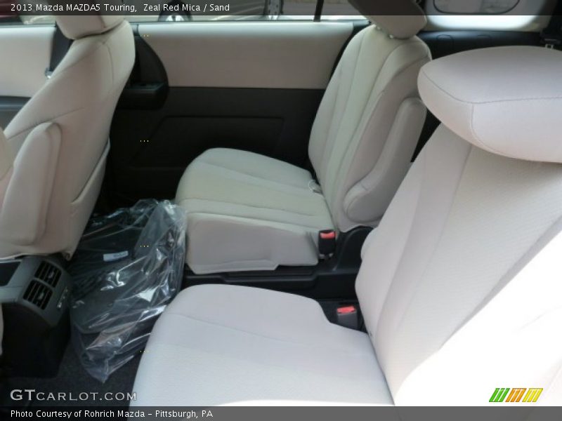 Zeal Red Mica / Sand 2013 Mazda MAZDA5 Touring