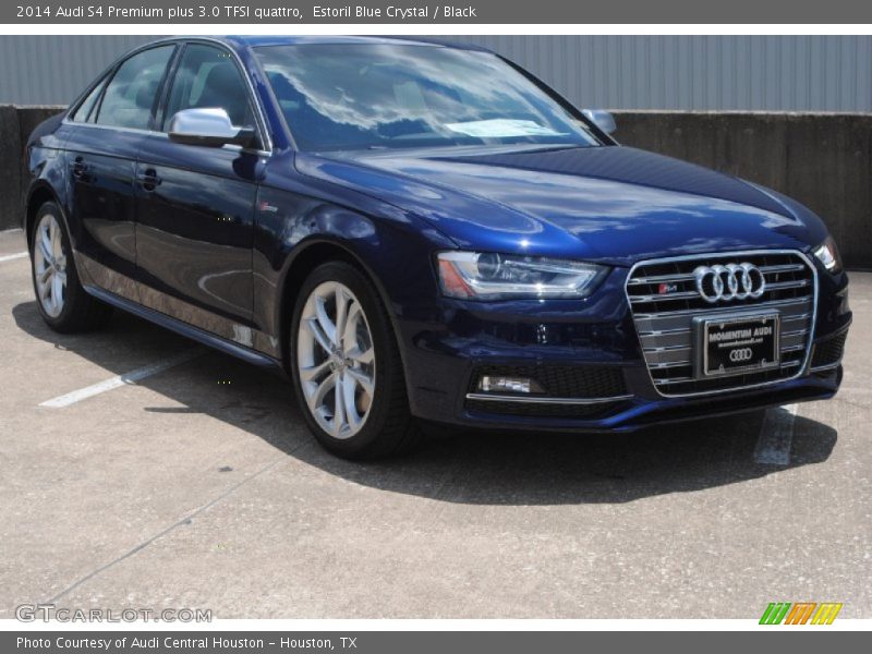 Estoril Blue Crystal / Black 2014 Audi S4 Premium plus 3.0 TFSI quattro