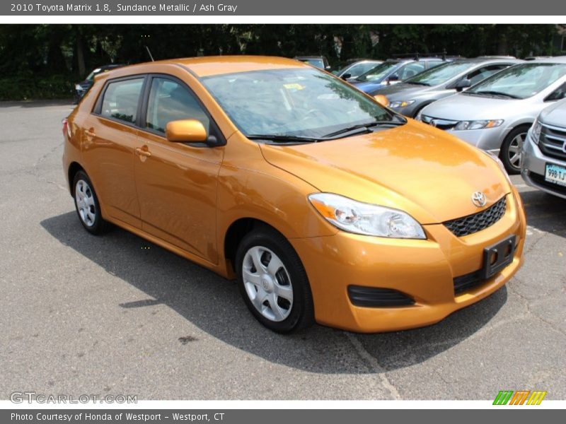 Sundance Metallic / Ash Gray 2010 Toyota Matrix 1.8