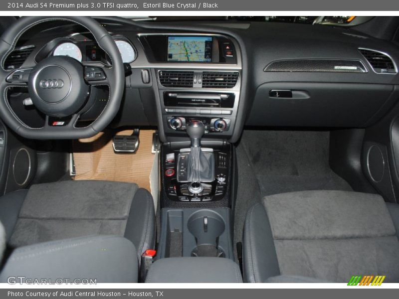 Estoril Blue Crystal / Black 2014 Audi S4 Premium plus 3.0 TFSI quattro