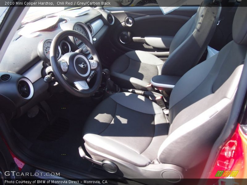 Chili Red / Grey/Carbon Black 2010 Mini Cooper Hardtop