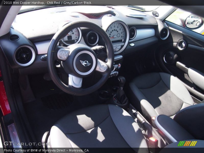 Chili Red / Grey/Carbon Black 2010 Mini Cooper Hardtop