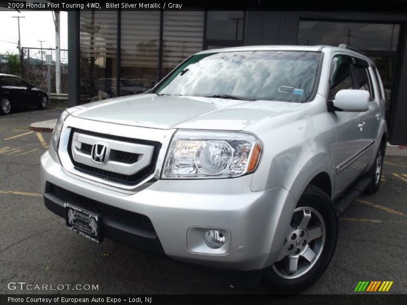 Billet Silver Metallic / Gray 2009 Honda Pilot Touring 4WD