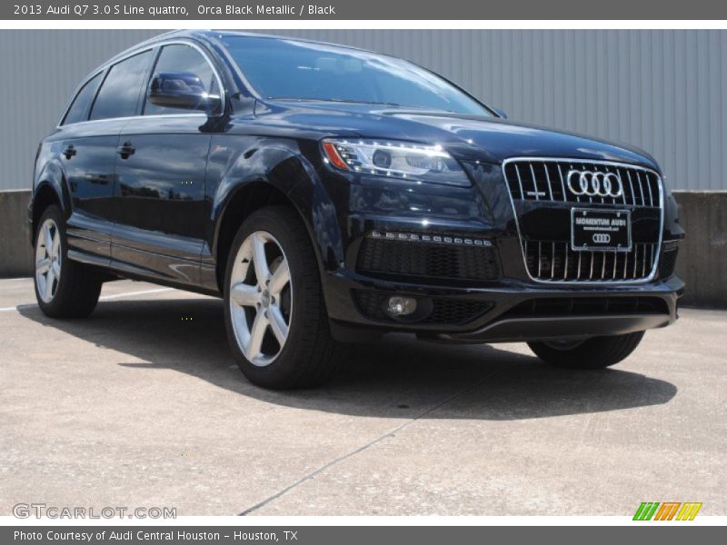 Orca Black Metallic / Black 2013 Audi Q7 3.0 S Line quattro