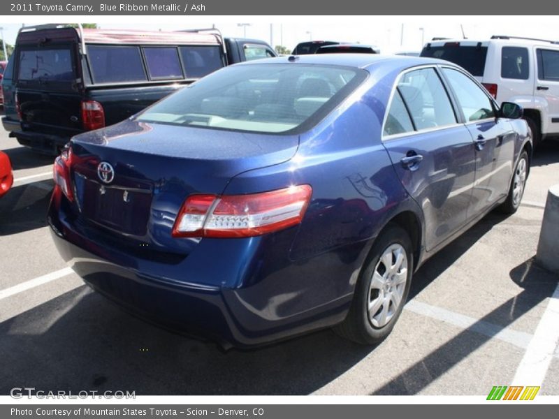 Blue Ribbon Metallic / Ash 2011 Toyota Camry