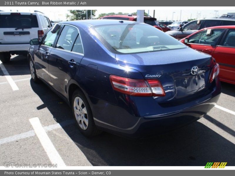 Blue Ribbon Metallic / Ash 2011 Toyota Camry