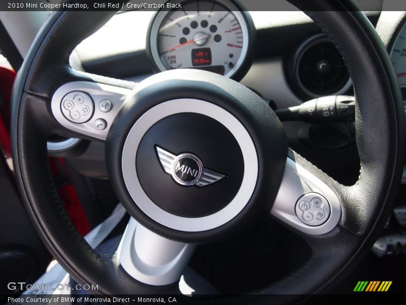 Chili Red / Grey/Carbon Black 2010 Mini Cooper Hardtop