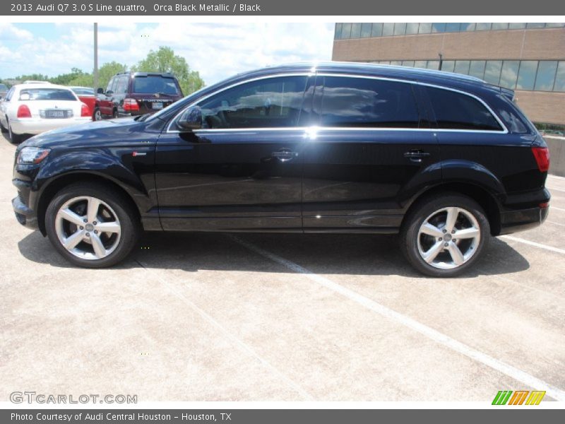 Orca Black Metallic / Black 2013 Audi Q7 3.0 S Line quattro