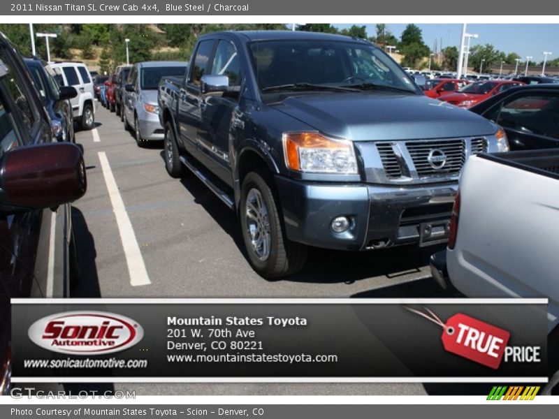 Blue Steel / Charcoal 2011 Nissan Titan SL Crew Cab 4x4