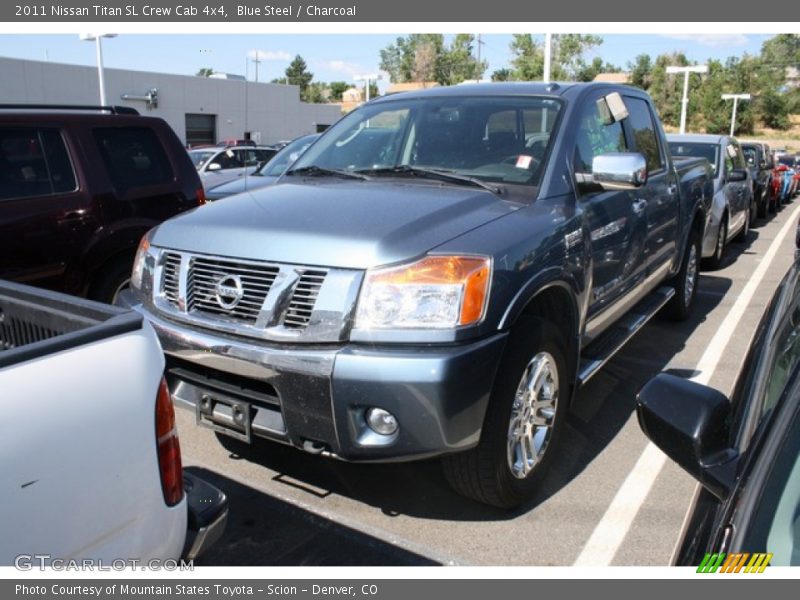 Blue Steel / Charcoal 2011 Nissan Titan SL Crew Cab 4x4