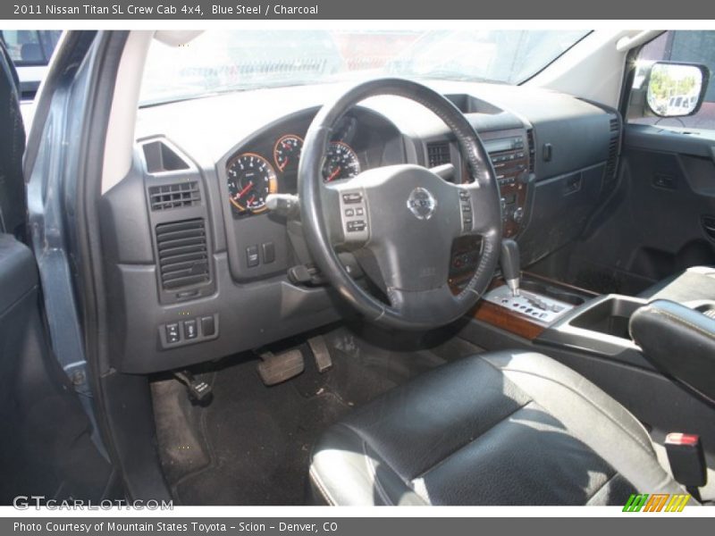 Blue Steel / Charcoal 2011 Nissan Titan SL Crew Cab 4x4