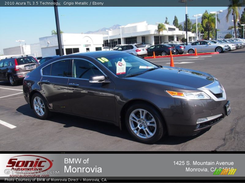 Grigio Metallic / Ebony 2010 Acura TL 3.5 Technology