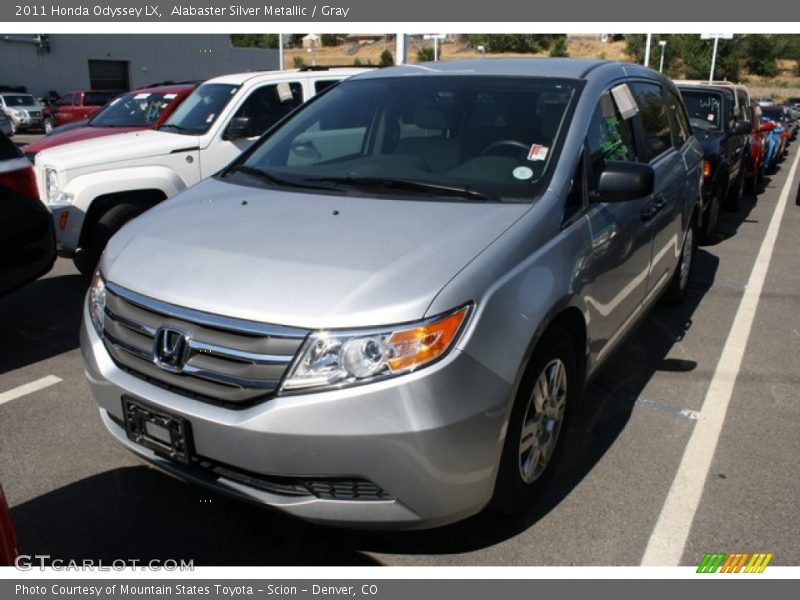 Alabaster Silver Metallic / Gray 2011 Honda Odyssey LX