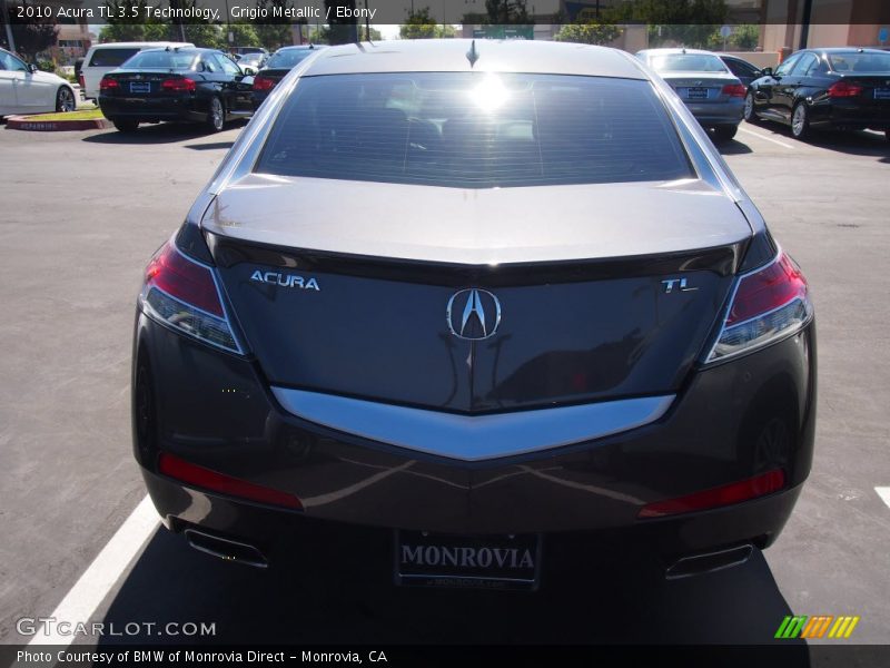 Grigio Metallic / Ebony 2010 Acura TL 3.5 Technology