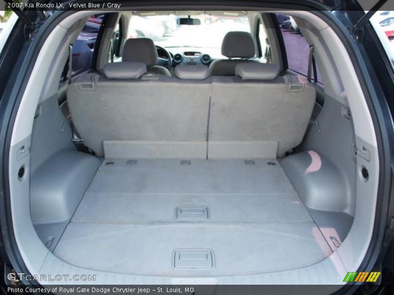 Velvet Blue / Gray 2007 Kia Rondo LX