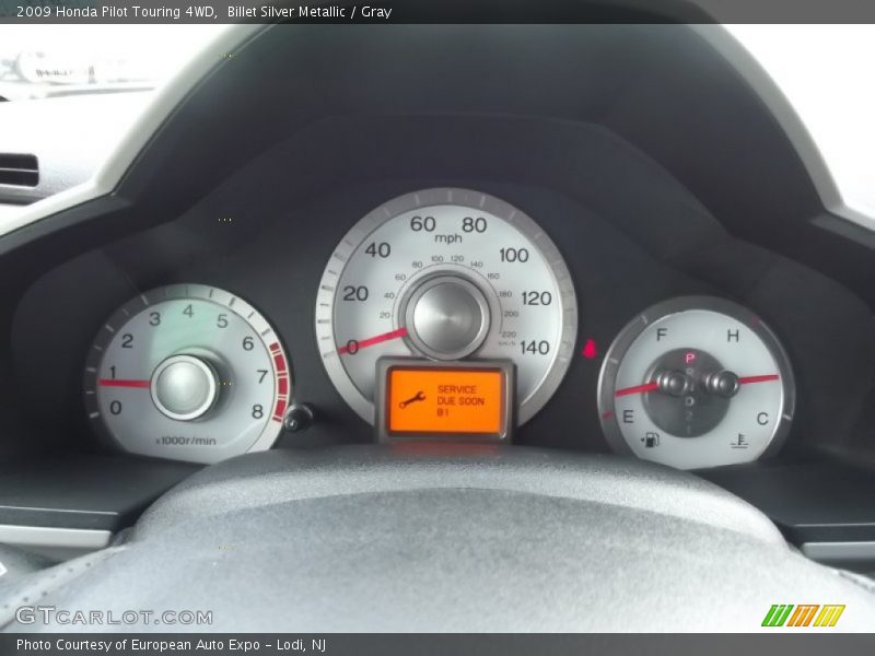 Billet Silver Metallic / Gray 2009 Honda Pilot Touring 4WD