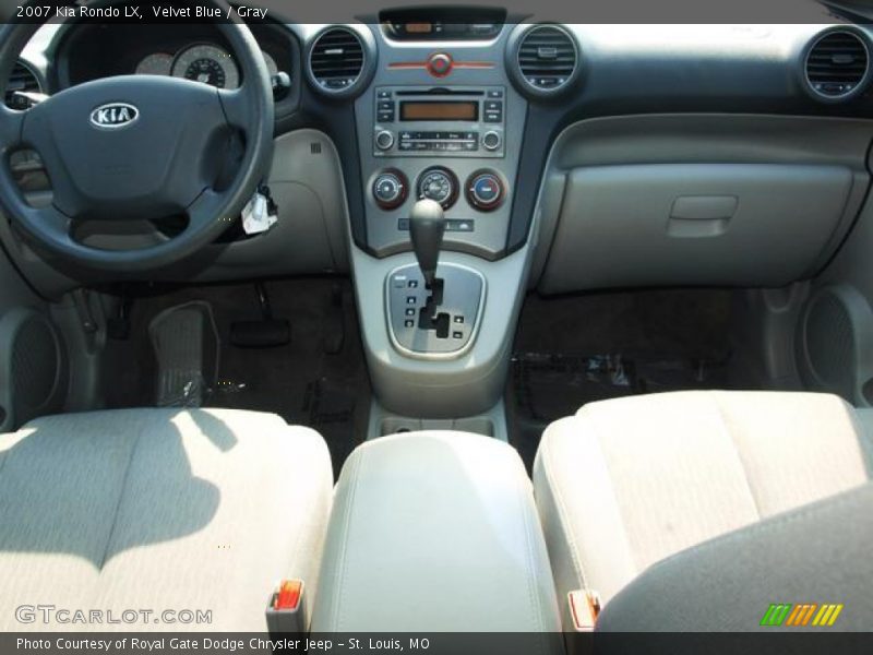 Velvet Blue / Gray 2007 Kia Rondo LX