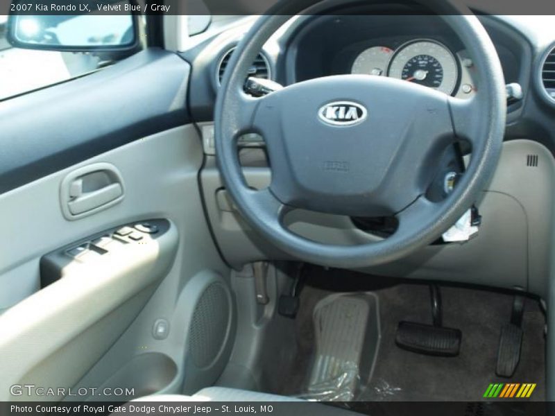 Velvet Blue / Gray 2007 Kia Rondo LX