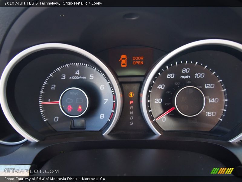 Grigio Metallic / Ebony 2010 Acura TL 3.5 Technology