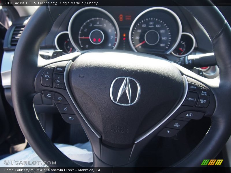 Grigio Metallic / Ebony 2010 Acura TL 3.5 Technology