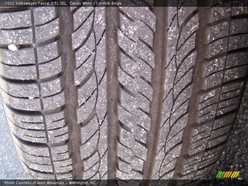 Candy White / Cornsilk Beige 2012 Volkswagen Passat 2.5L SEL