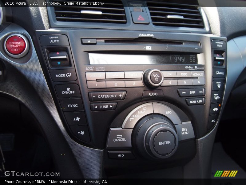 Grigio Metallic / Ebony 2010 Acura TL 3.5 Technology