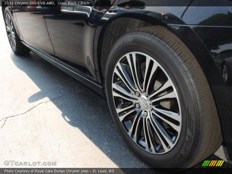 Gloss Black / Black 2012 Chrysler 300 S V8 AWD