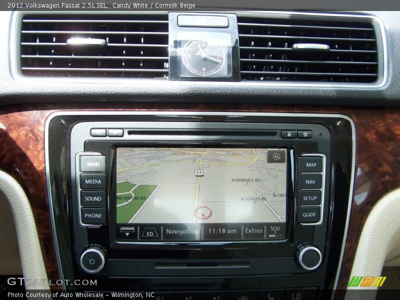 Candy White / Cornsilk Beige 2012 Volkswagen Passat 2.5L SEL