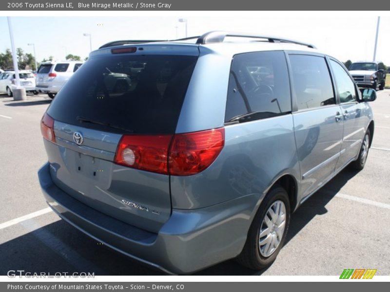 Blue Mirage Metallic / Stone Gray 2006 Toyota Sienna LE