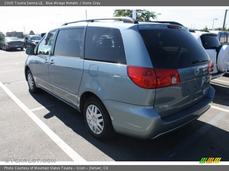Blue Mirage Metallic / Stone Gray 2006 Toyota Sienna LE