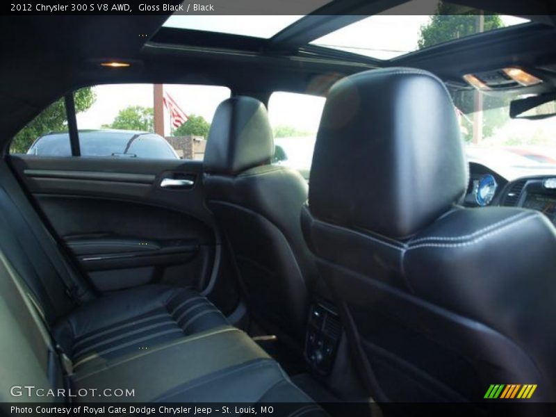 Gloss Black / Black 2012 Chrysler 300 S V8 AWD